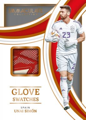 2022-23 PANINI Immaculate Collection Soccer Cards - Glove Swatches Simon