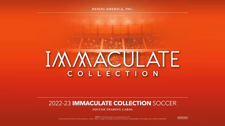 2022-23 PANINI Immaculate Collection Soccer Cards - Header