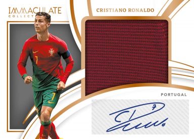 2022-23 PANINI Immaculate Collection Soccer Cards - Swatch Autograph Ronaldo