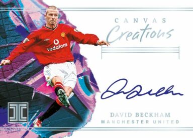 2022-23 PANINI Impeccable Premier League Soccer Cards - Canvas Creations Autograph Beckham