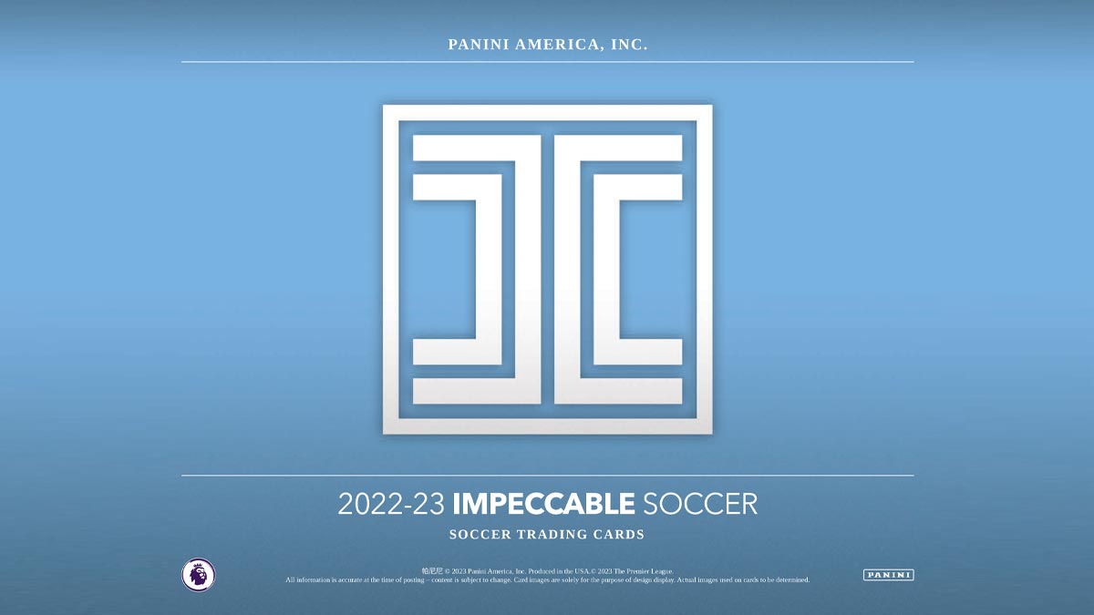 2022-23 PANINI Impeccable Premier League Soccer Cards - Header