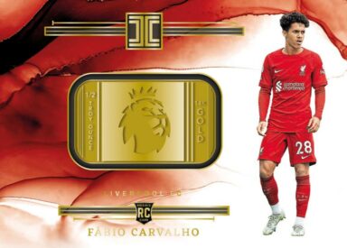 2022-23 PANINI Impeccable Premier League Soccer Cards - Premier League Logo Gold Insert Carvalho