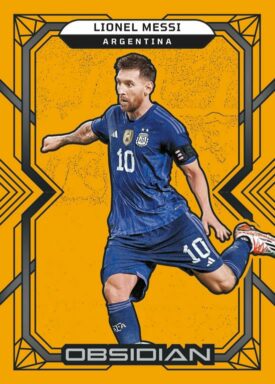 2022-23 PANINI Obsidian Soccer Cards - Base Parallel Messi