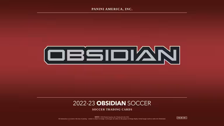 2022-23 PANINI Obsidian Soccer Cards - Header