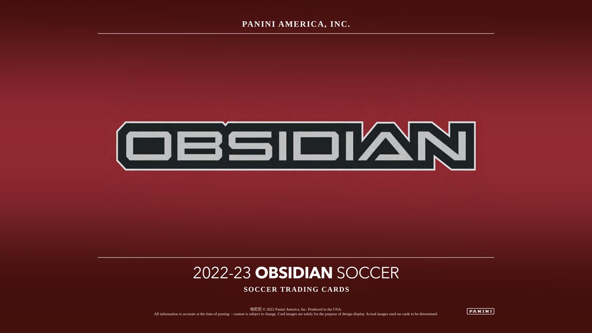 2022-23 PANINI Obsidian Soccer Cards - Header