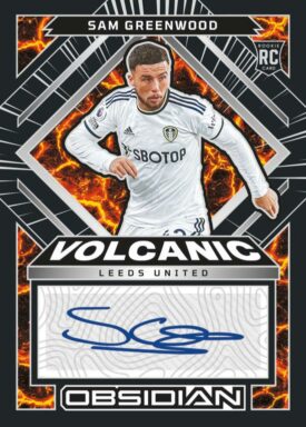 2022-23 PANINI Obsidian Soccer Cards - Volcanic Signatures Greenwood