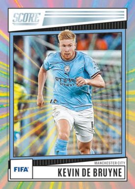 2022-23 PANINI Score FIFA Soccer Cards - Base Lasers Parallel De Bruyne