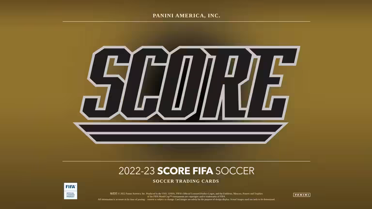 2022-23 PANINI Score FIFA Soccer Cards - Header