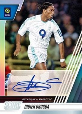 2022-23 PANINI Score Ligue 1 Soccer Cards - Score Signature Autograph Card Drogba