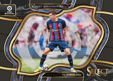 2022-23 PANINI Select LaLiga Soccer Cards - Base Card Field Level Parallel Lewandowski