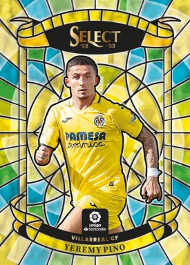 2022-23 PANINI Select LaLiga Soccer Cards - Stained Glass Insert Card Pino