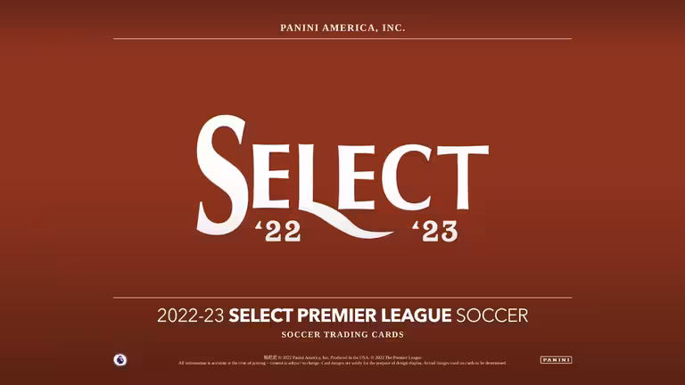2022-23 PANINI Select Premier League Soccer Cards - Header