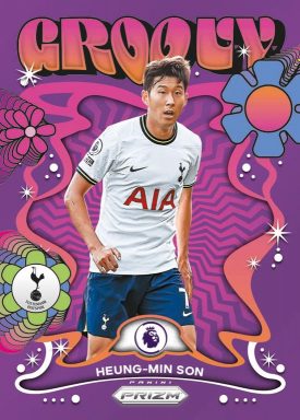 2022-23 PANINI Prizm Premier League Soccer Cards - Groovy Insert Card Son