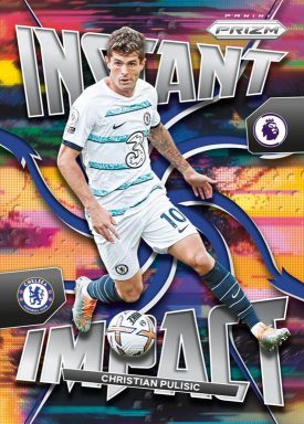 2022-23 PANINI Prizm Premier League Soccer Cards - Instant Impact Insert Card Pulisic