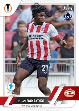 2022-23 TOPPS 1st Edition UEFA Club Competitions Soccer Cards - Base Card Bakayoko