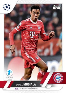 2022-23 TOPPS 1st Edition UEFA Club Competitions Soccer Cards - Base Card Musiala