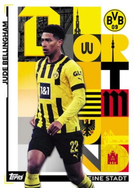 2022-23 TOPPS Borussia Dortmund Helden in Schwarzgelb Official Team Set Soccer Cards - Meine Stadt Bellingham