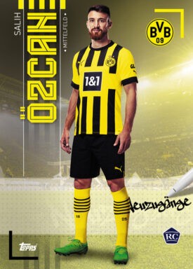 2022-23 TOPPS Borussia Dortmund Helden in Schwarzgelb Official Team Set Soccer Cards - Neuzugänge Özcan