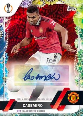 2022-23 TOPPS Carnaval Edition UEFA Club Competitions Soccer Cards - Base Autograph Casemiro