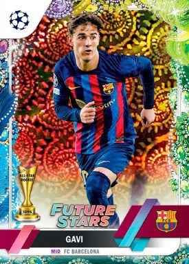 2022-23 TOPPS Carnaval Edition UEFA Club Competitions Soccer Cards - Base Card Future Star Gavi
