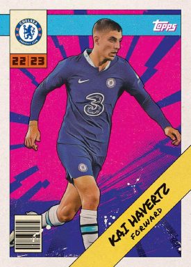 2022-23 TOPPS Chelsea FC Official Fan Set Soccer Cards - Hero Card Havertz