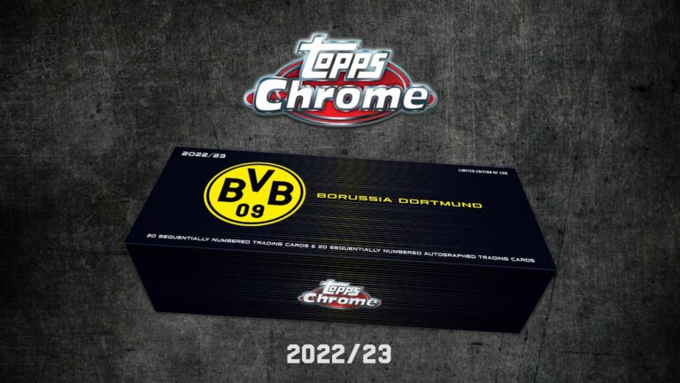 2022-23 TOPPS Chrome Borussia Dortmund Soccer Cards - Header