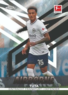 2022-23 TOPPS Chrome Bundesliga Soccer Cards - Airborne Insert Tuta