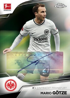 2022-23 TOPPS Chrome Bundesliga Soccer Cards - Base Autograph Mario Götze