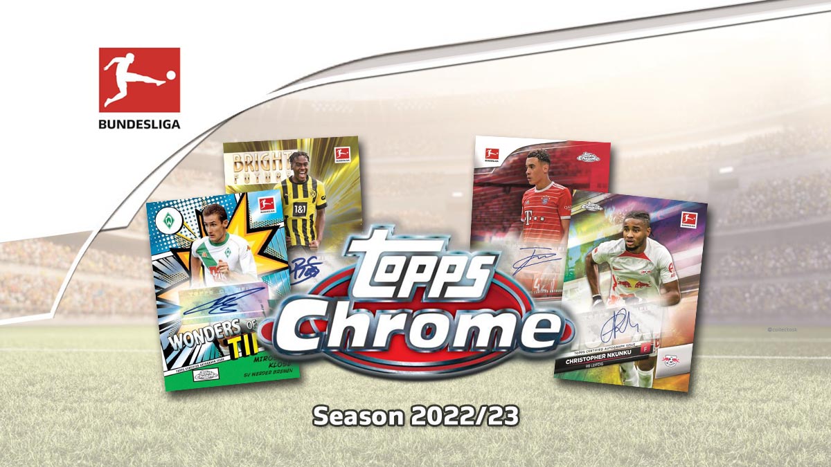 2022-23 TOPPS Chrome Bundesliga Soccer Cards - Header