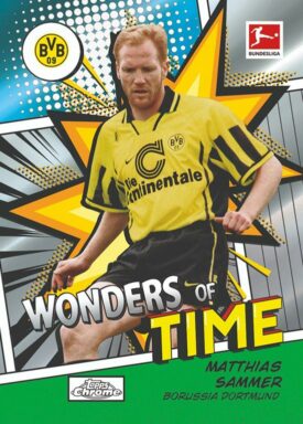 2022-23 TOPPS Chrome Bundesliga Soccer Cards - Wonders of Time Insert Matthias Sammer
