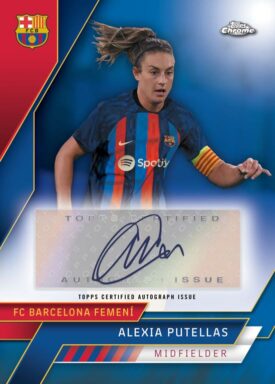 2022-23 TOPPS Chrome FC Barcelona: Més que un club Soccer Cards - Base Autograph Putellas