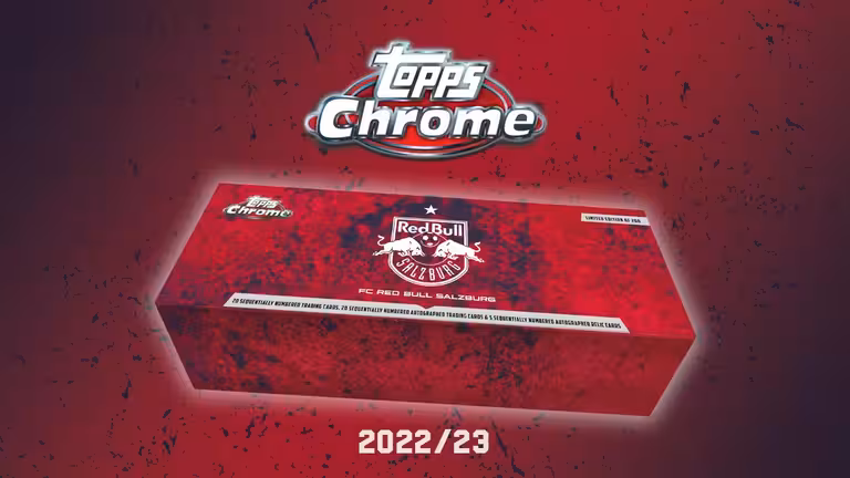 2022-23 TOPPS Chrome FC Red Bull Salzburg Soccer Cards - Header