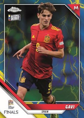 2022-23 TOPPS Chrome Road to UEFA Nations League Finals Soccer Cards - Base Card Parallel
