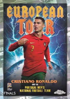 2022-23 TOPPS Chrome Road to UEFA Nations League Finals Soccer Cards - European Tour Insert