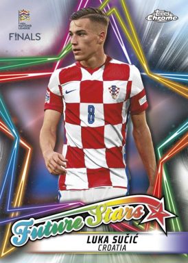 2022-23 TOPPS Chrome Road to UEFA Nations League Finals Soccer Cards - Future Stars Insert