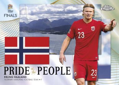 2022-23 TOPPS Chrome Road to UEFA Nations League Finals Soccer Cards - Pride of the People Insert