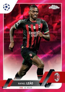 2022-23 TOPPS Chrome UEFA Club Competitions Soccer Cards - Rafael Leao