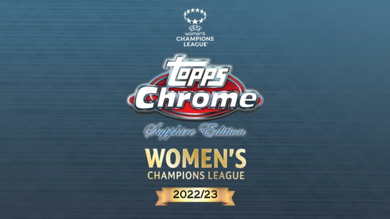 2022-23 TOPPS Chrome Sapphire Edition UEFA Women's Champions League Soccer Cards - Header