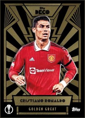 2022-23 TOPPS Deco UEFA Club Competitions Soccer Cards - Golden Great Ronaldo