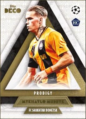 2022-23 TOPPS Deco UEFA Club Competitions Soccer Cards - Prodigy Mudryk