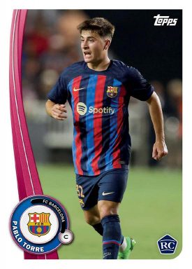 2022-23 TOPPS FC Barcelona Official Fan Set Soccer Cards - Base Card