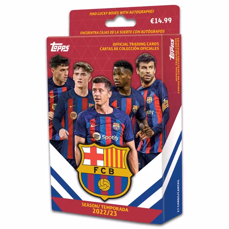 202223 TOPPS FC Barcelona Official Fan Set Soccer Cards collectosk
