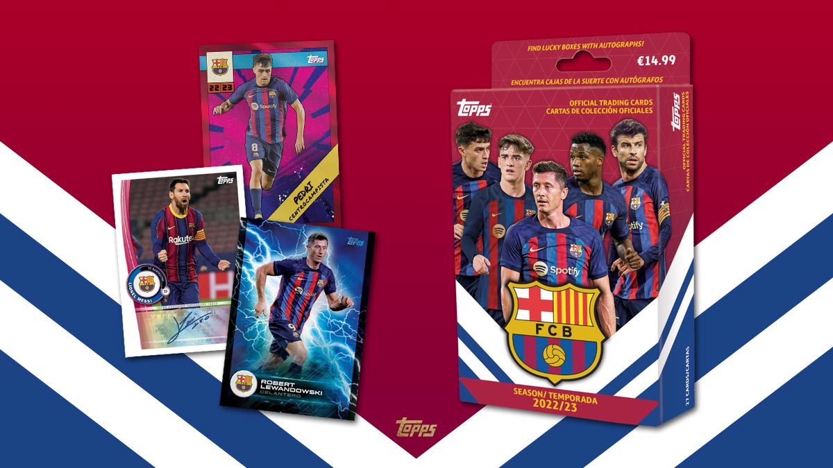 2022-23 TOPPS FC Barcelona Official Fan Set Soccer Cards - Header