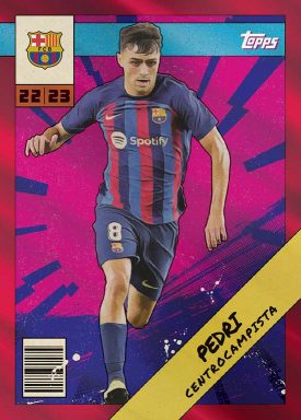 2022-23 TOPPS FC Barcelona Official Fan Set Soccer Cards - Hero Card