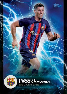 2022-23 TOPPS FC Barcelona Official Fan Set Soccer Cards - Super Electric Card