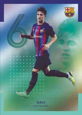 2022-23 TOPPS FC Barcelona Official Team Set Soccer Cards - Base Card Gavi
