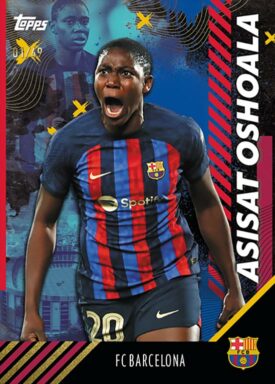 2022-23 TOPPS FC Barcelona Women Official Team Set Soccer Cards - Base Card Asisat Oshoala