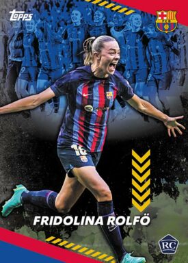 2022-23 TOPPS FC Barcelona Women Official Team Set Soccer Cards - Base Card Fridolina Rolfö