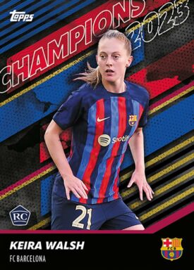 2022-23 TOPPS FC Barcelona Women Official Team Set Soccer Cards - Base Card Keira Walsh