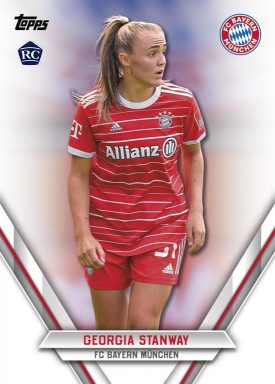 2022-23 TOPPS FC Bayern München Official Team Set Soccer Cards - Base Card Georgia Stanway